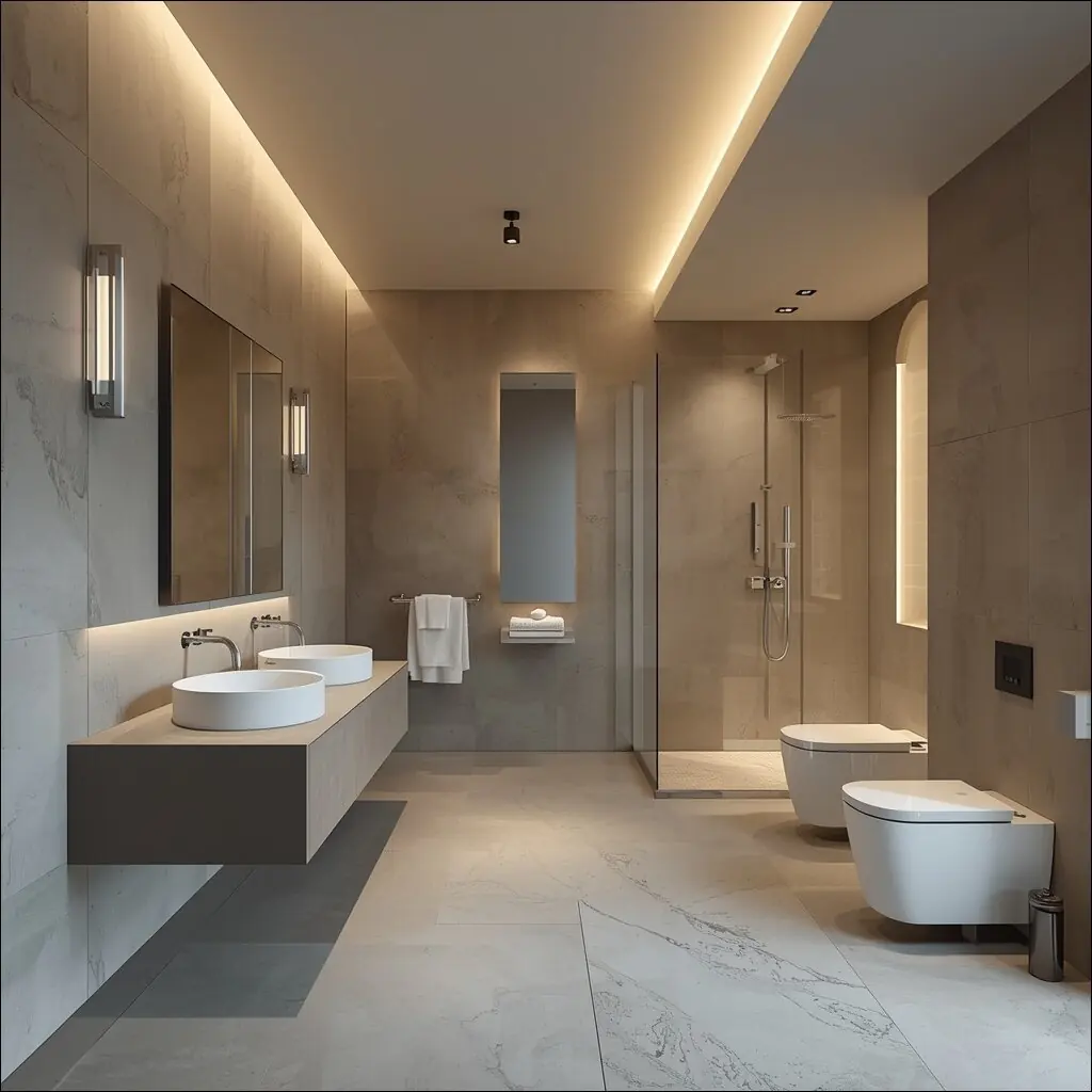 Arredo bagno di lusso design italiano 2026